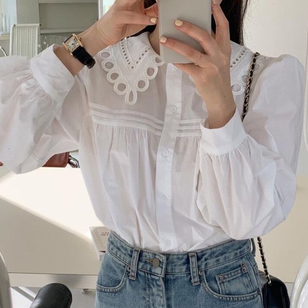 

female blouses white korean shirt elegant mujer spring shirts