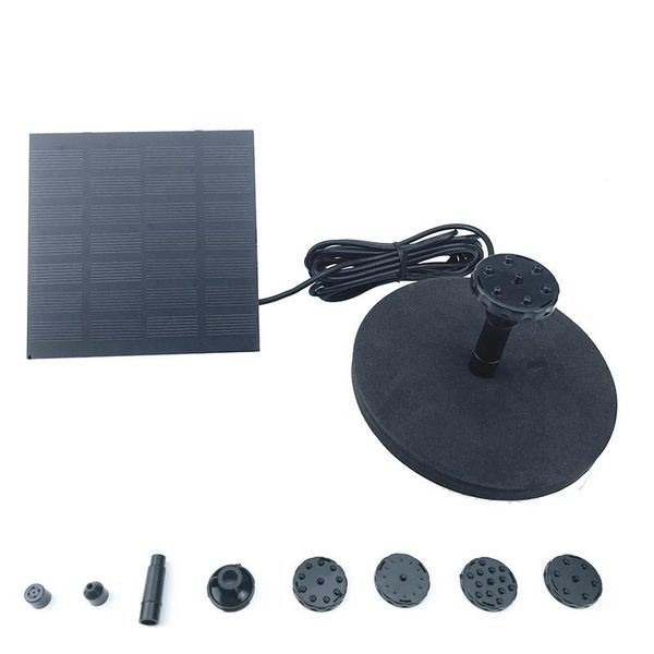

garden decorations solar power water pump - fountain pool watering pond aquarium fish tank with separate panel