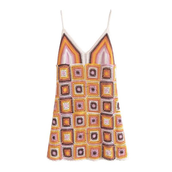 

party dresses v-neck knit mini dress sash dressed as a ladies'party without sleeves beach back, White;black