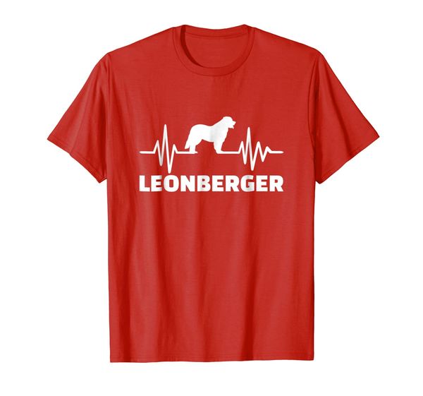 

heartbeat leonberger t-shirt, White;black