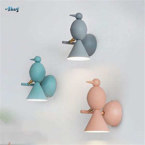 

wall lamps creative magpie bird lamp led for living room study bedroom cafe nordic design sconce lights home decor fixture