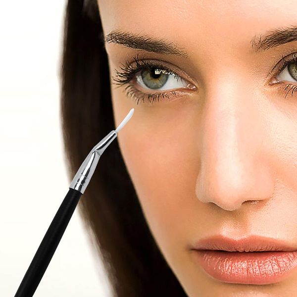 

makeup brushes 1pc bend head eye shadow brush professional eyeliner gel cosmetic skin-friendly puff for lady care tools