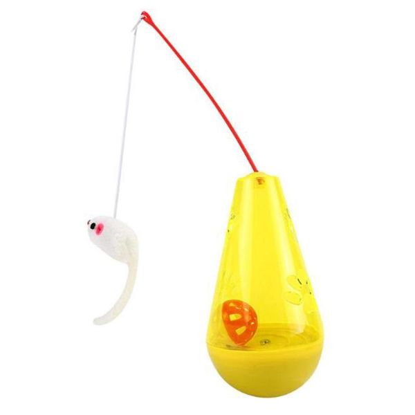 

cat toys asypets cartoon tumbler mouse shape interactive toy for pet