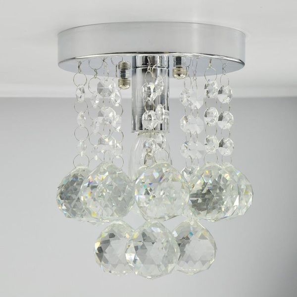 

chandeliers modern lustre led crystal bal chandelier lamp mini ac110-260v lighting fixture pendant ceiling