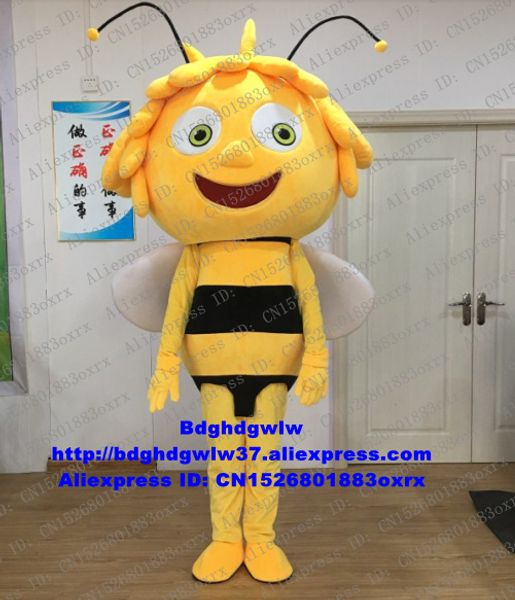 Costumi mascotte Personaggio Maya Bee Costume mascotte Personaggio dei cartoni animati per adulti Vestito Vestito World Exposition Department Store CX4011