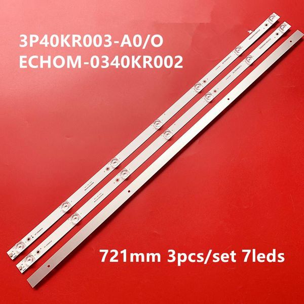 

3pcs/kit led backlight strip for sha rp 2t-c40acta 3p40kr003-a0/o echom-0340kr002 t135/ma04l strips
