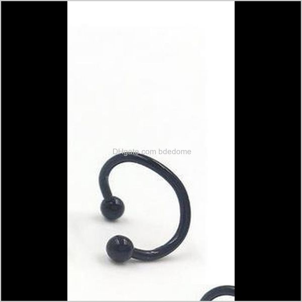 

rings & studs body art piercing fashion jewelry type 316 l stainless steel s nose ring 100 pcs kka2071 drop delivery 2021 cpmh2, Silver