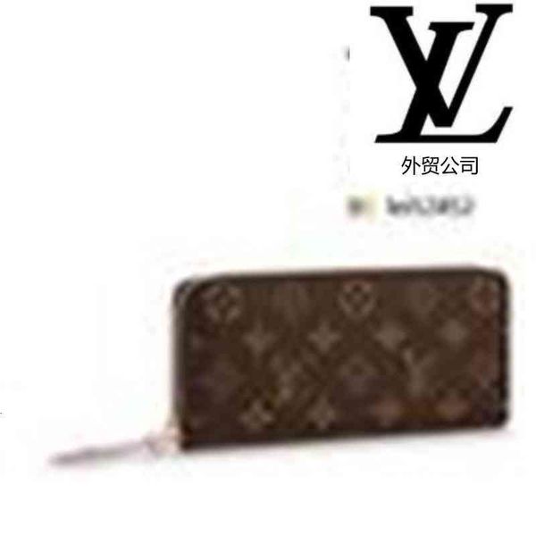 

designer luxury 9zhf m61298 clmence wallet women real leather long wallet chain wallets compact purse clutches evening key card brand holder, Red;black