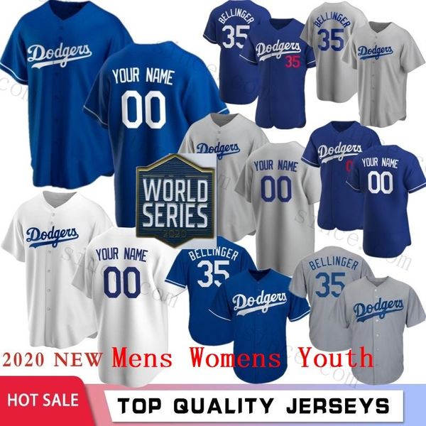 

2020 la world series ws jersey dodgers mookie betts david price cody bellinger alex verdugo clayton kershaw turner pederson seager martin, Blue;black