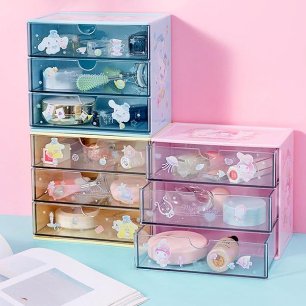 

storage boxes & bins cosmetics box excellent drawer cute sundries desksorting