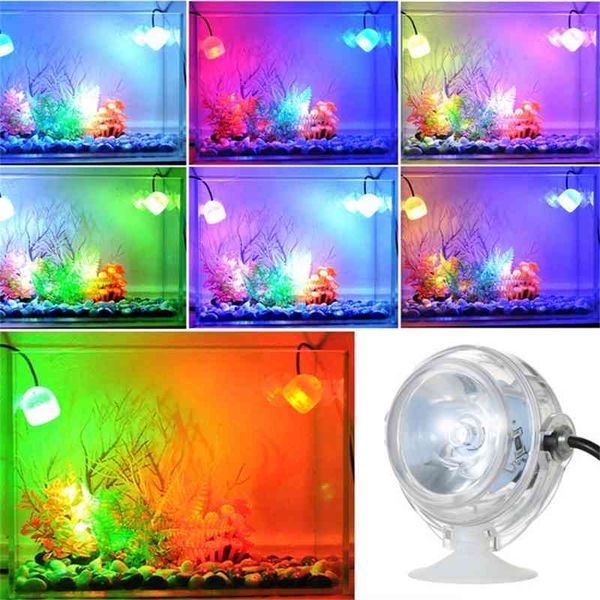

5v color waterproof diving led spotlight aquarium underwater electronic lighting