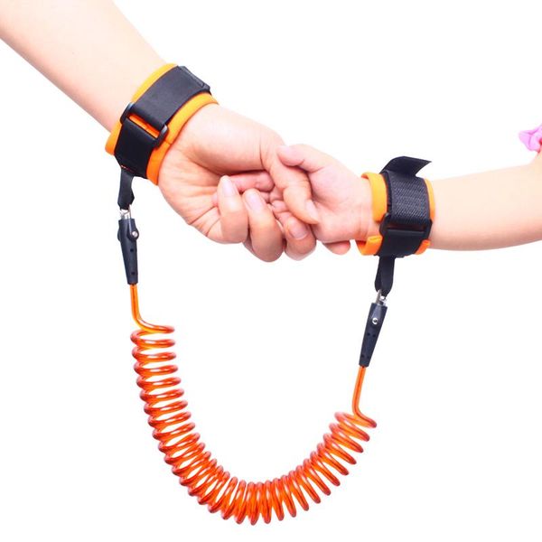 

link, chain anti-lost traction rope travel sports safety protection child anti-missing bracelet, Black