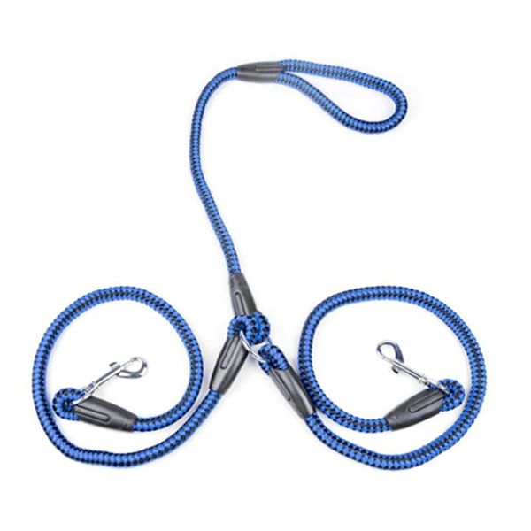 

dog collars & leashes outad nylon ribbon double harness leash adjustable training cats dogs collar strap belt drop