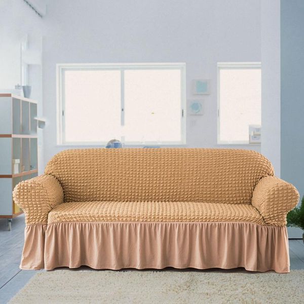 

chair covers all-protection high elastic sofa cover solid color non-slip universal fabric dc120