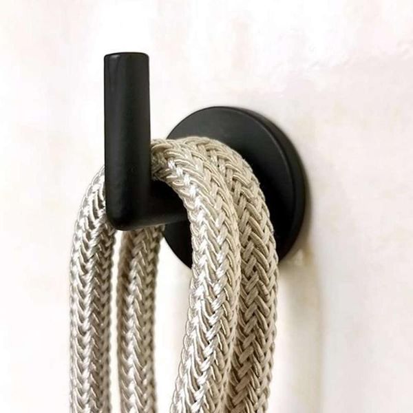 

other home decor 2pcs black metal curtain tieback hooks holders with screws wall door hangers hanging clothes for livingroom kitchen accesso