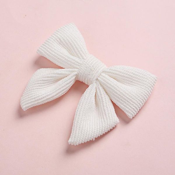 

hair accessories butterfly pins for baby girls corduroy accessoires broche cheveux children barrette infant side pin haar spelden cute, Slivery;white