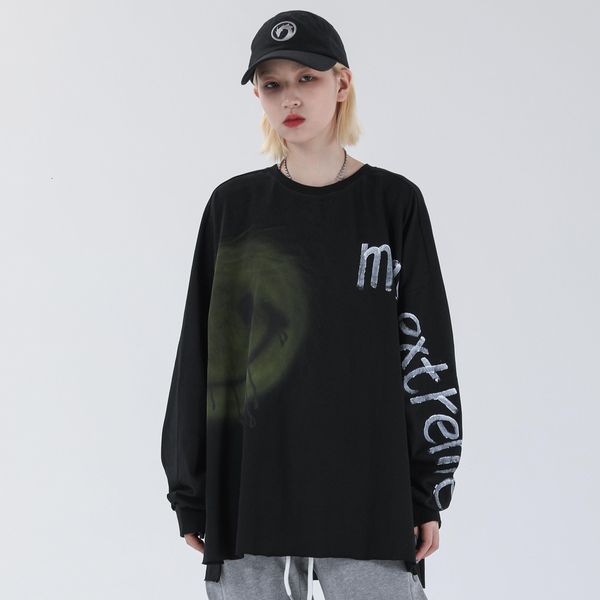 

women's hoodies & sweatshirts kawaii cute harajuku female japanese streetwear, long sleeves, large size t-shirts, sweaters, women', Black