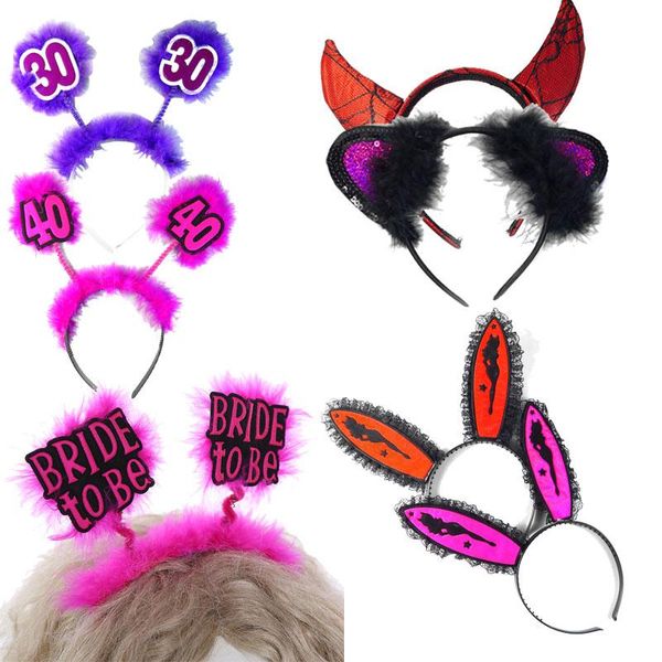 

festival event supplies tissel happy year headband glitter star feather birthday wedding warm sweet elegant party kit decoration