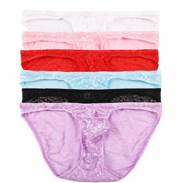 

underpants mens lace underwear briefs gay jockstrap men low rise u convex pouch homme panties breathable, Black;white