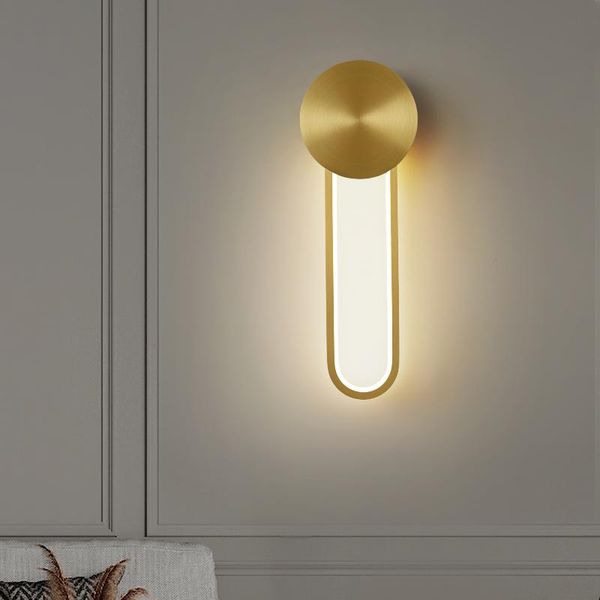 

wall lamp modern lights for bedroom bedside corridor aisle copper lustre avize sconce light entrance foyer