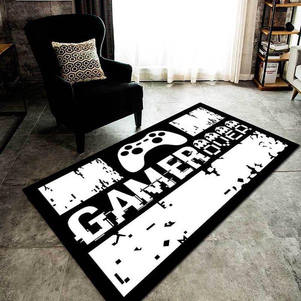

game handle carpet anti-slip printed area rugs for living room soft washable carpets bedroom modern floor mat home decro