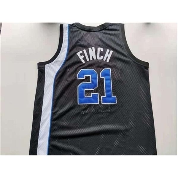 

3740rare basketball jersey men youth women vintage tigers larry finch black size s-5xl custom any name or number