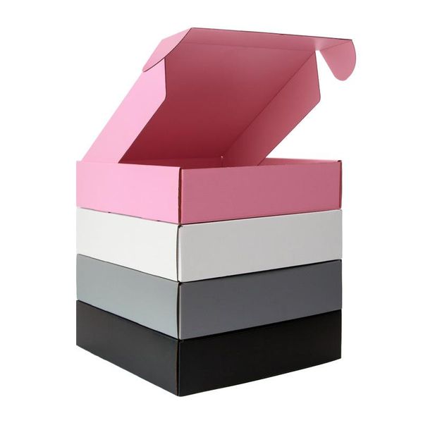 

gift wrap 5pcs 3layer corrugated box kraft package carton support to customized