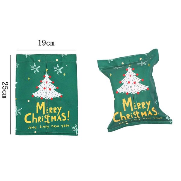 

tissue boxes & napkins box napkin case cartoon holder cover container decoration for christmas home car js23