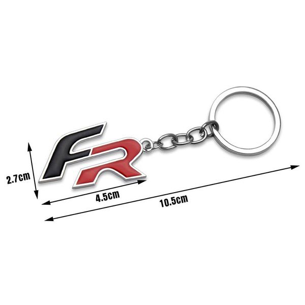 

keychains 1pc universal car metal logo keychain personalized and creative for ford focus st opel keyring key ring, Silver