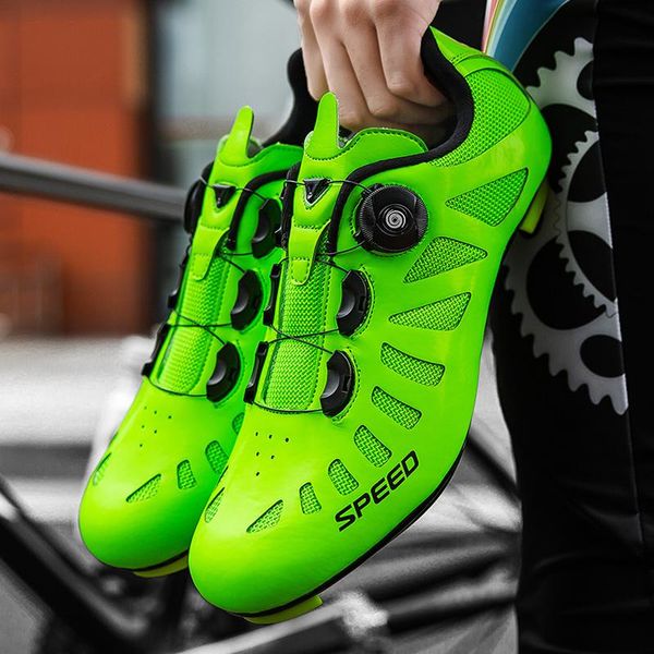 

cycling footwear professional mountain bike breathable bicycle racing self-locking shoes road colorful sneaker white black