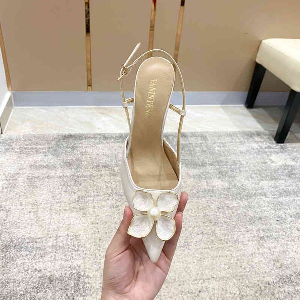 

dress shoes summer new style gardenia button white stiletto high-heeled bridal wedding shoes pointed flower banquet dress women's, Black