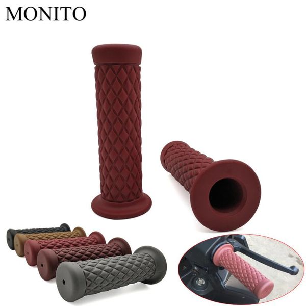 

handlebars 7/8" 22mm vintage rubber handlebar motorcycle handle grip bar ends for c400gt c600 c650 c650gt sport f650gs f700gs f800r