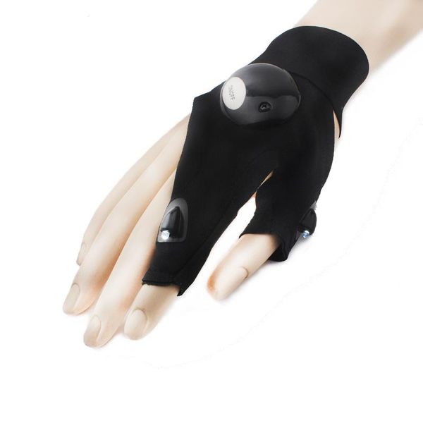 

party decoration night light waterproof fishing gloves with led rescue tools outdoor gear cycling practical durable fingerless