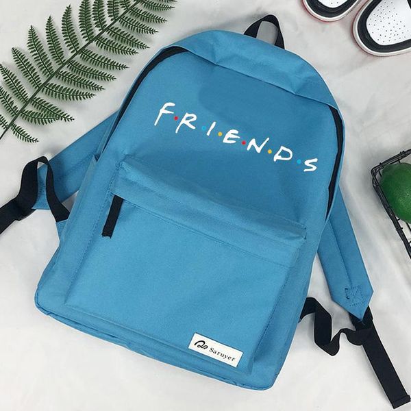 

backpack friends tv show mochila bags bagpack designer travel lap2021 tassen dames femenina borse da donna girl