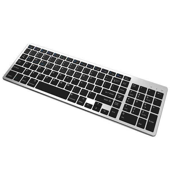 

bluetooth keyboard ultra slim portable 102 keys wireless bt touchpad scissors feet design keyboards
