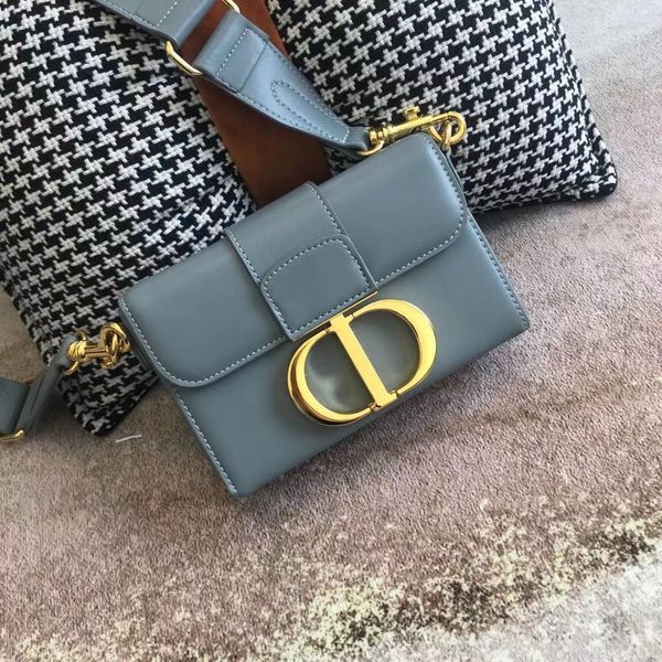 

design handbag cow hide mini montaigne bag, Red;black