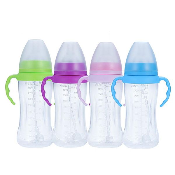 

pacifiers# pp plastic baby bottle 260ml feeding products wide mouth