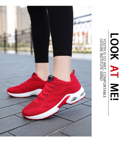

women's shoes autumn 2021 new breathable soft-soled running shoes korean casual air cushion sports shoe women pm124