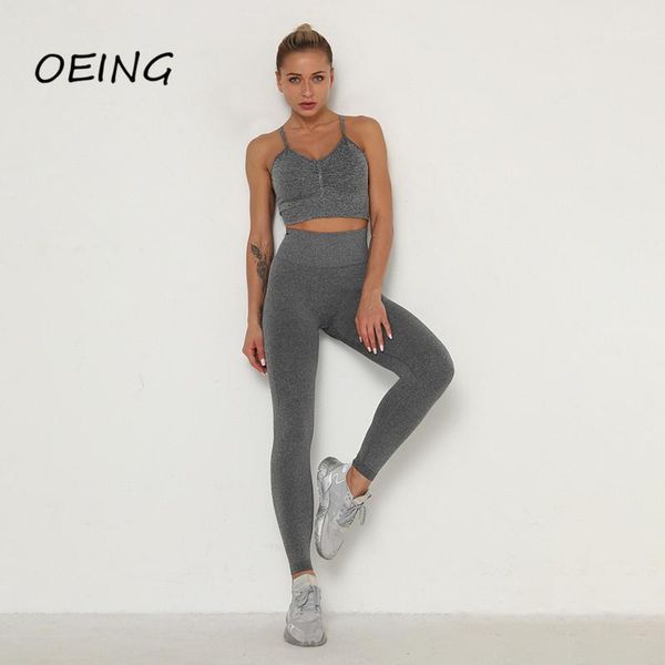 

yoga outfit entgoing seamless set gym clothes women leggings workout for
