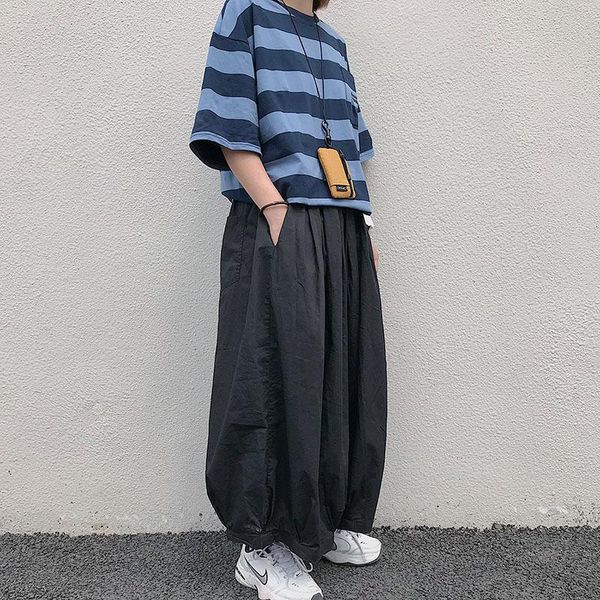 

women's pants & capris 2021 summer winter high waist loose casual plus size harem for women all matchÂ baggy capri, Black;white