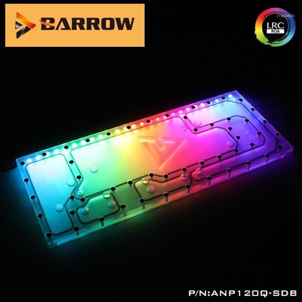 

barrow anp120q-sdb,acrylic board as water channel use for antec p120 computer case both cpu&gpu block rgb 5v 3pin waterway11