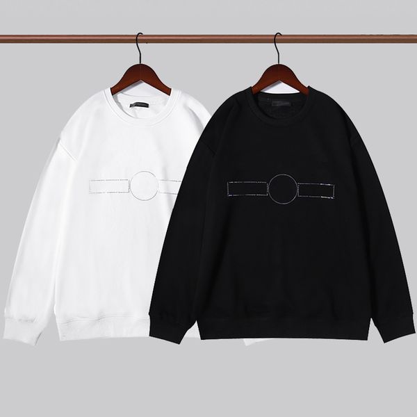 

2021 men and womens designer coat hoodies man style tracksuit mens sweatshirt fashion letters printing pullovers size m-xxl, Black