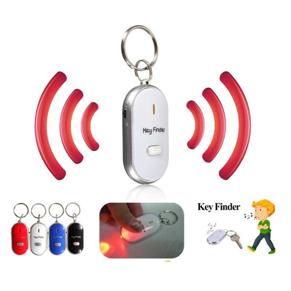 

activity trackers mini whistle key finder flashing beeping remote lost kids locator keyring child alarm reminder drop