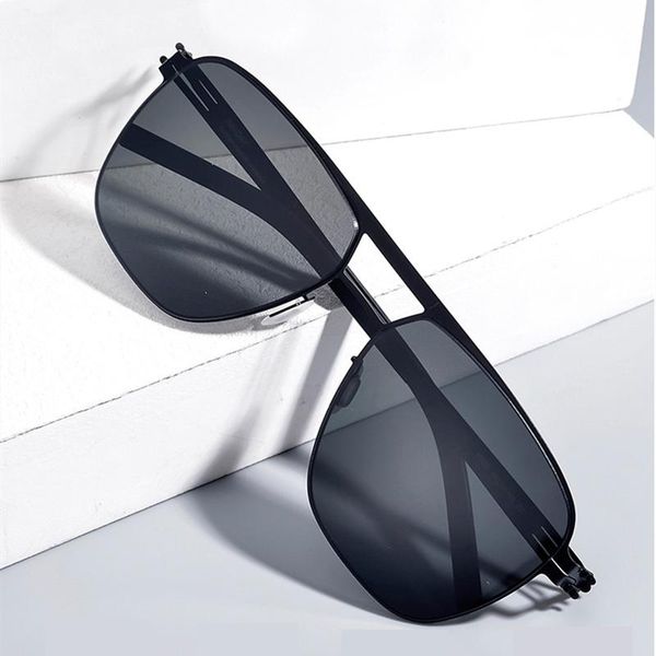 

germany polarized sunglasses men fashion trend women's anti-uv driving sunglass square sun glasses black/brown/sliver color lens, White;black