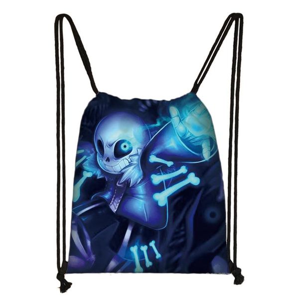 

backpack undertale sans 3d cartoon drawstring bag daily casual boys girls knapsack bags