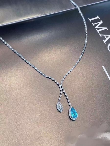 

chains natural z necklace s925 silver gold-plated inlaid chain length 45+5mm bridal luxury jewelry