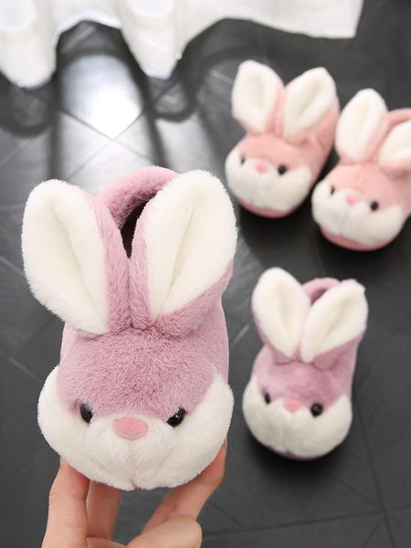 

slipper baby kids house indoor shoes boys girls flip flop winter slides children cute child toddler floor warm, Black;grey