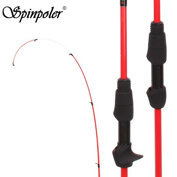 

spinpoler carbon fiber 30t solid tip spinning fishing rod ul power casting lure ultra light pole boat rods