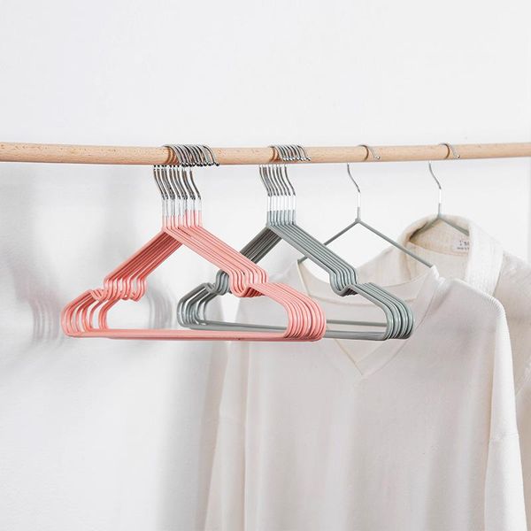 

hangers & racks rough clothes frame impregnated plastic non-skid air hook household non-trace support clotheshanger wardrobe