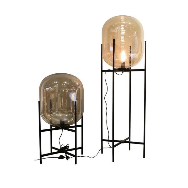 

floor lamps modern minimalist nordic style glass lamp retro melon lights fashion design table for living room